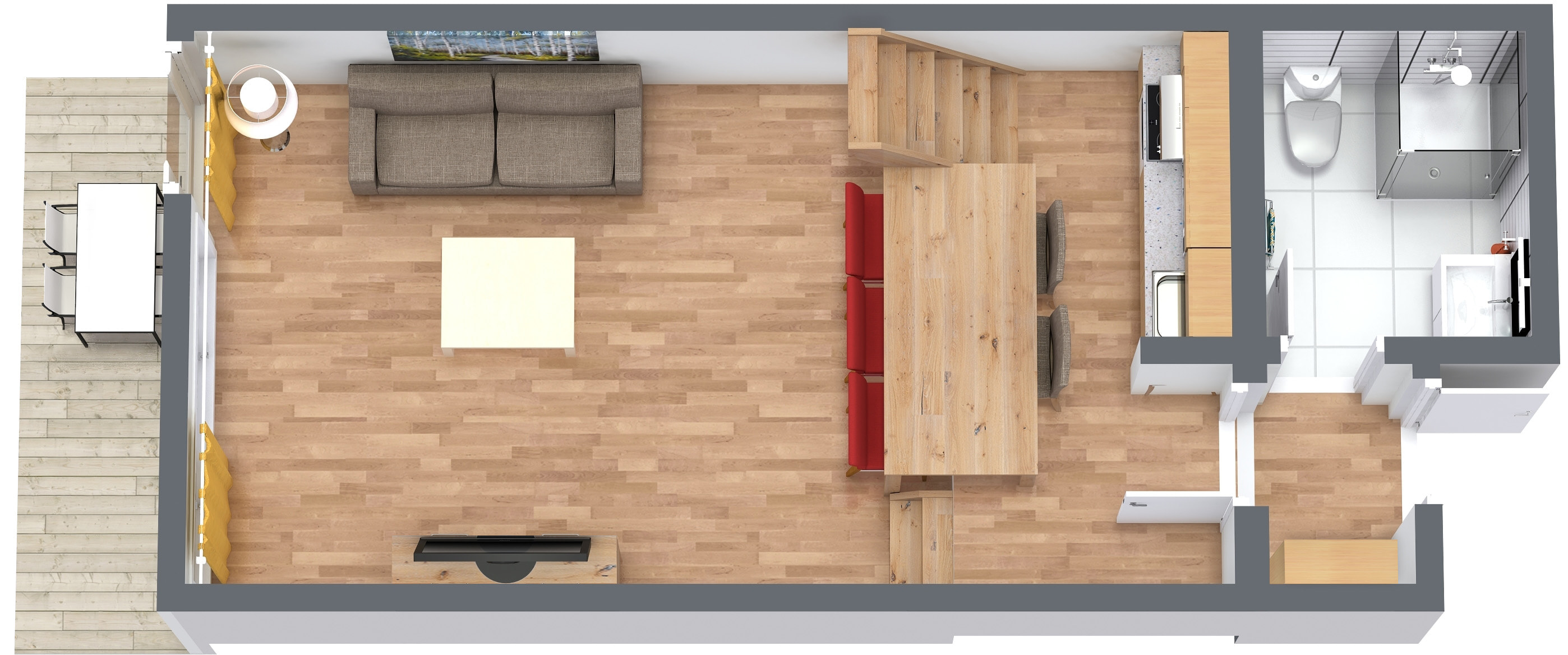 Bungalow 44qm Premium