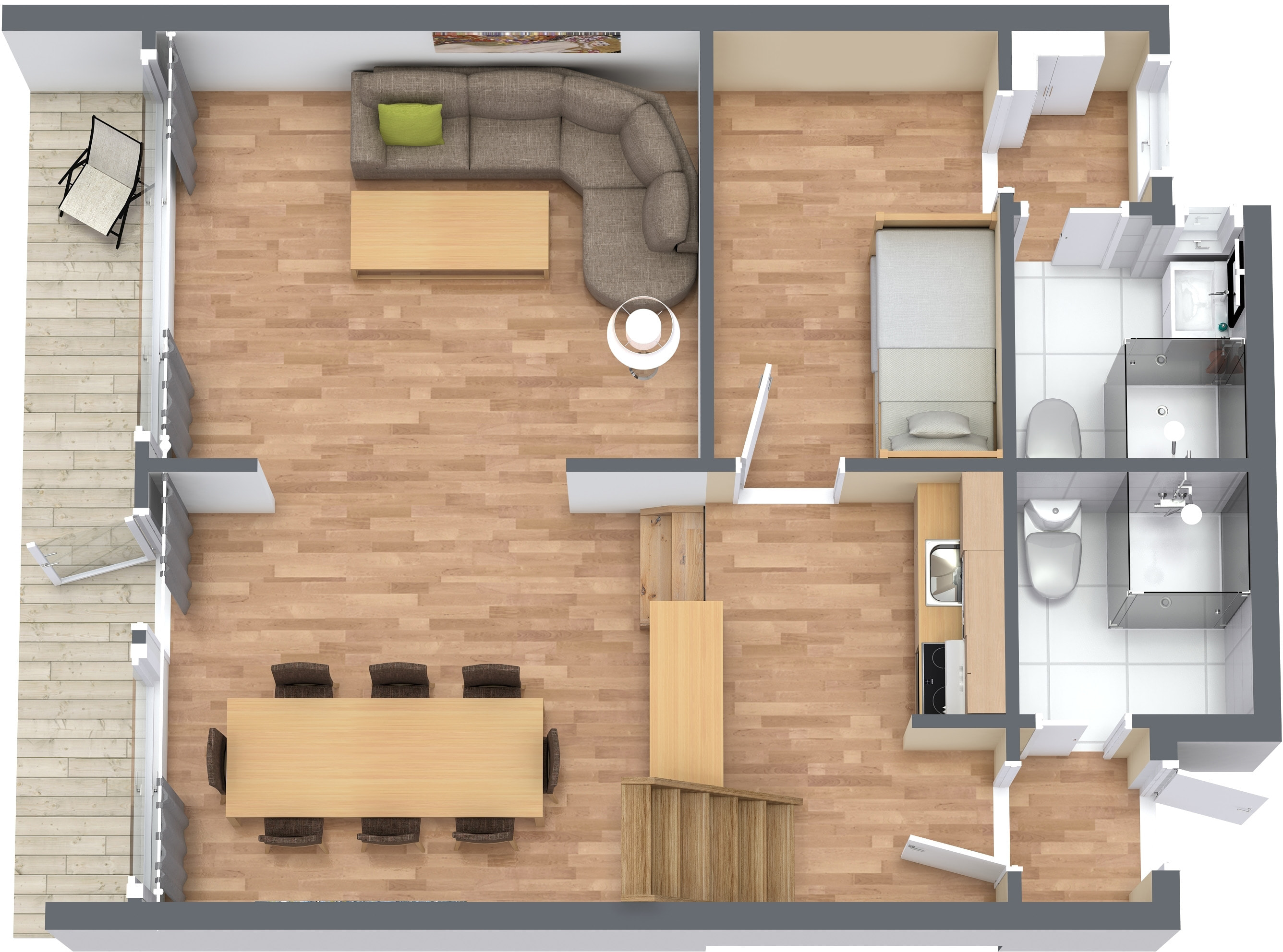 Bungalow 91qm